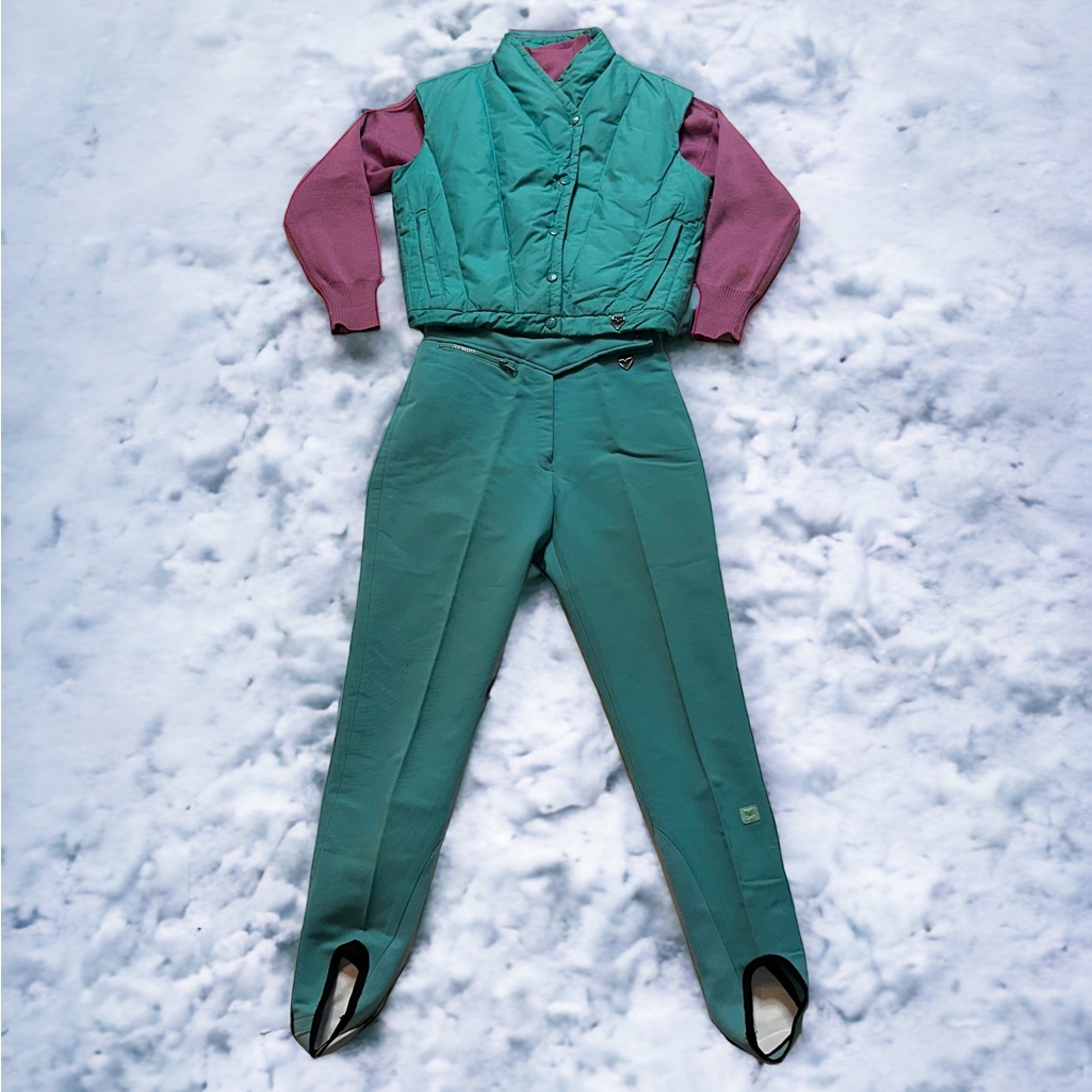 Obermeyer Women's Ski Outfit - Vest, Pants, Sweater - Size 10